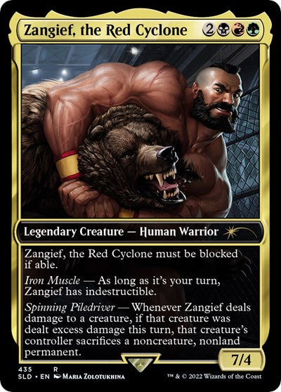 Zangief, the Red Cyclone (Secret Lair) Light Play