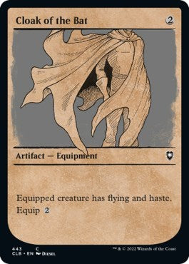 Cloak of the Bat (Showcase) (Commander Legends: Battle for Baldur's Gate) Light Play Foil