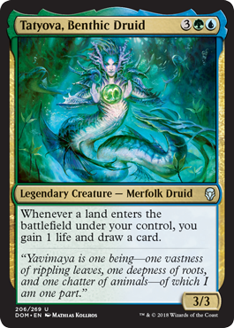 Tatyova, Benthic Druid (Dominaria) Light Play