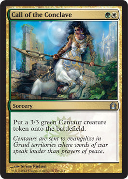 Call of the Conclave (Return to Ravnica) Light Play Foil