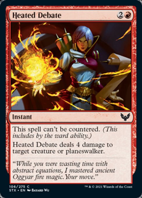 Heated Debate (Strixhaven) Near Mint Foil