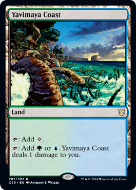 Yavimaya Coast (Commander 2019) Light Play