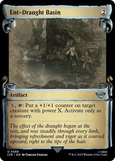 Ent-Draught Basin (Showcase Scrolls) (Universes Beyond: The Lord of the Rings: Tales of Middle-earth) Near Mint Foil