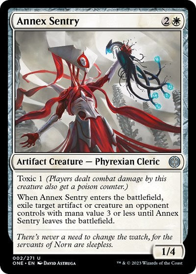 Annex Sentry (Phyrexia: All Will Be One) Near Mint Foil