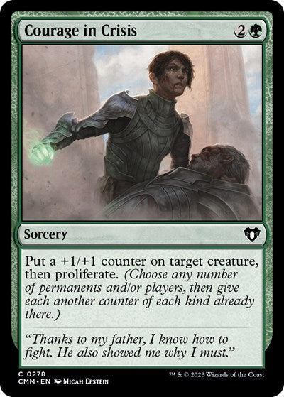 Courage in Crisis (Commander Masters) Near Mint Foil