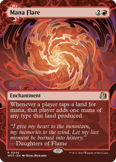 Mana Flare (Wilds of Eldraine: Enchanting Tales) Light Play