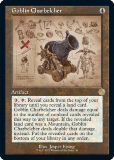 Goblin Charbelcher (Schematic) (The Brothers' War: Retro Frame Artifacts) Near Mint