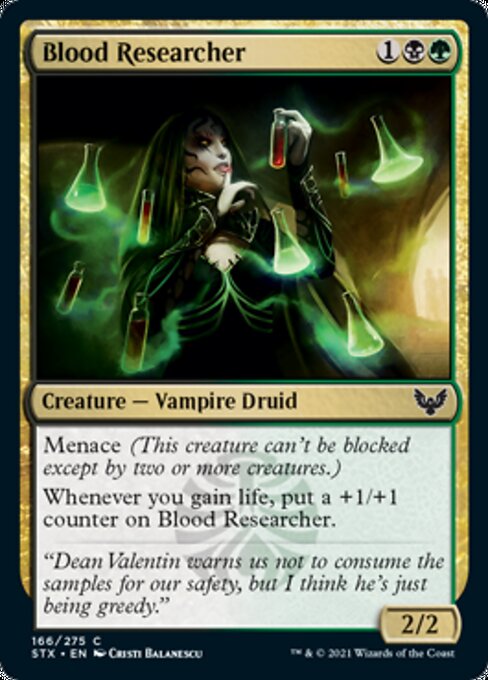 Blood Researcher (Strixhaven) Near Mint Foil