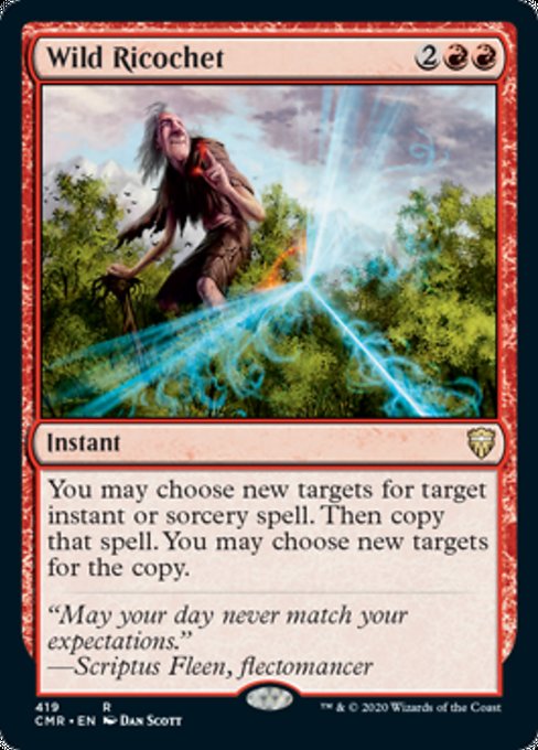Wild Ricochet (Commander 2020 Commander Legends) Near Mint