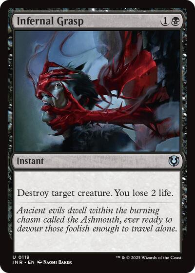 Infernal Grasp (Innistrad Remastered) Light Play