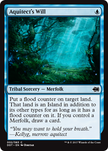 Aquitect's Will (Duel Decks: Merfolk vs Goblins) Light Play