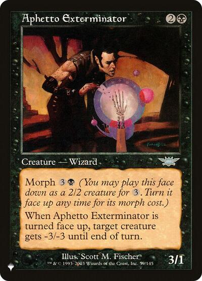 Aphetto Exterminator (The List) Near Mint