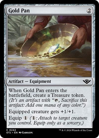 Gold Pan (Outlaws of Thunder Junction) Light Play Foil