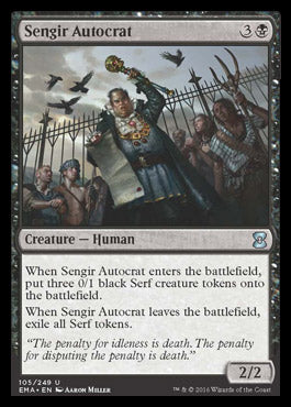 Sengir Autocrat (Eternal Masters) Light Play