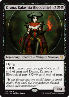 Drana, Kalastria Bloodchief (Commander 2017) Light Play