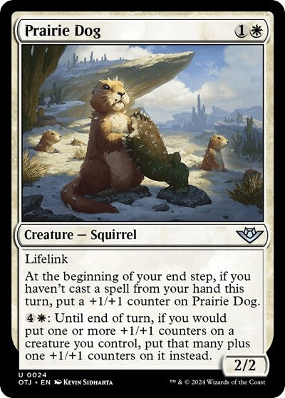 Prairie Dog (Outlaws of Thunder Junction) Near Mint Foil