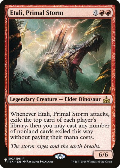 Etali, Primal Storm (The List) Light Play