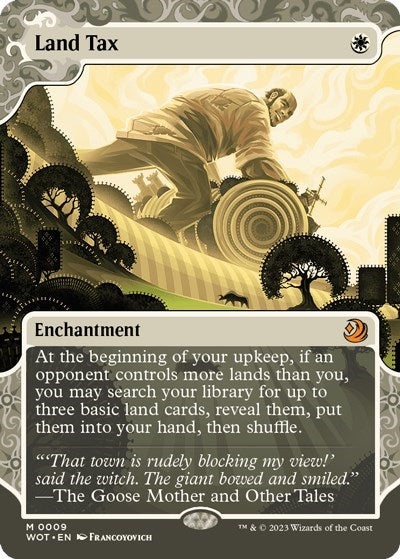 Land Tax (Wilds of Eldraine: Enchanting Tales) Near Mint