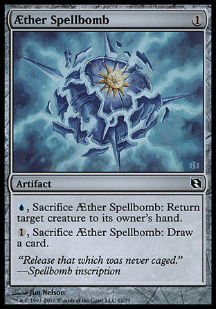 Aether Spellbomb (Duel Decks: Elspeth vs Tezzeret) Light Play