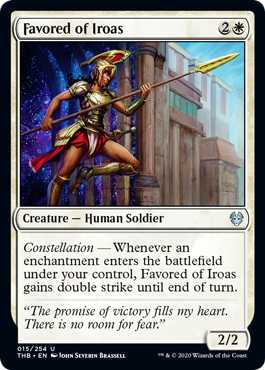 Favored of Iroas (Theros Beyond Death) Light Play Foil