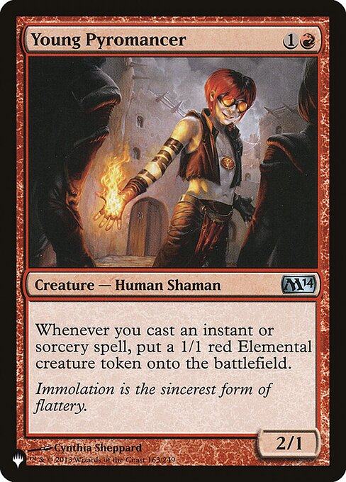 Young Pyromancer (The List) Light Play