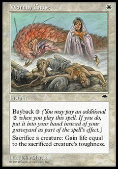 Worthy Cause (Tempest) Light Play