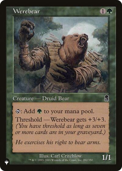 Werebear (The List) Near Mint