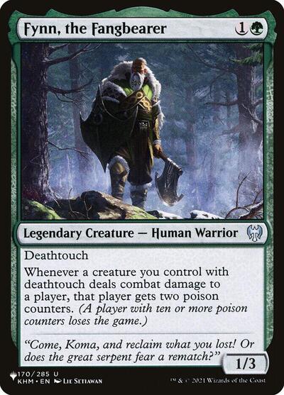 Fynn, the Fangbearer (The List) Near Mint