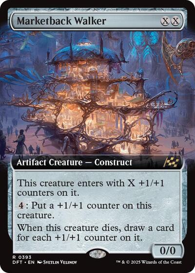 Marketback Walker (Extended Art) (Aetherdrift) Near Mint Foil