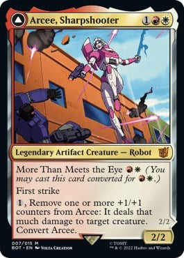 Arcee, Sharpshooter (Universes Beyond: Transformers) Light Play