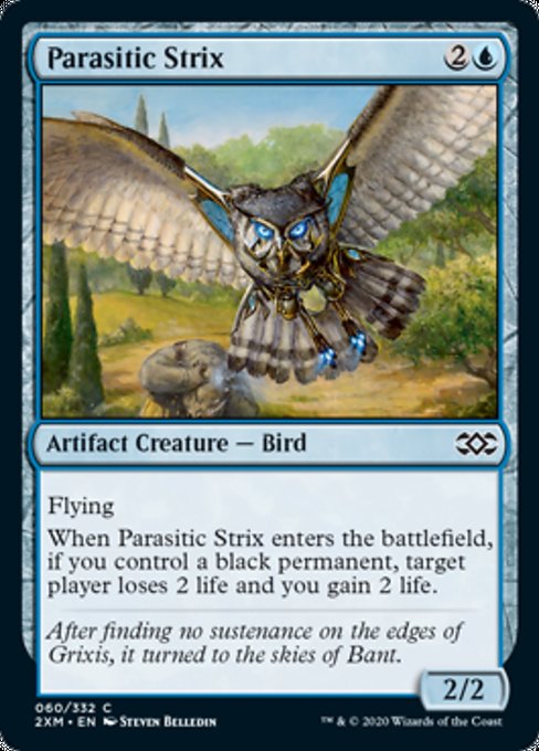 Parasitic Strix (Double Masters) Light Play Foil