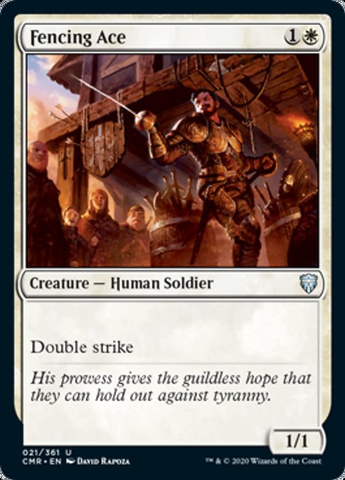 Fencing Ace (Commander Legends) Near Mint Foil