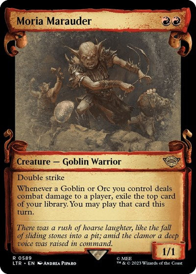 Moria Marauder (Showcase Scrolls) (Universes Beyond: The Lord of the Rings: Tales of Middle-earth) Light Play