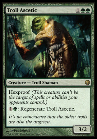 Troll Ascetic (Duel Decks: Heroes vs Monsters) Light Play