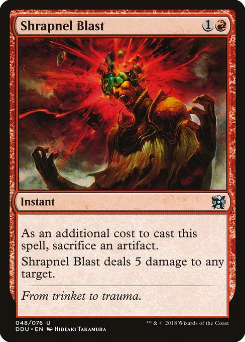 Shrapnel Blast (Duel Decks: Elves vs Inventors) Near Mint