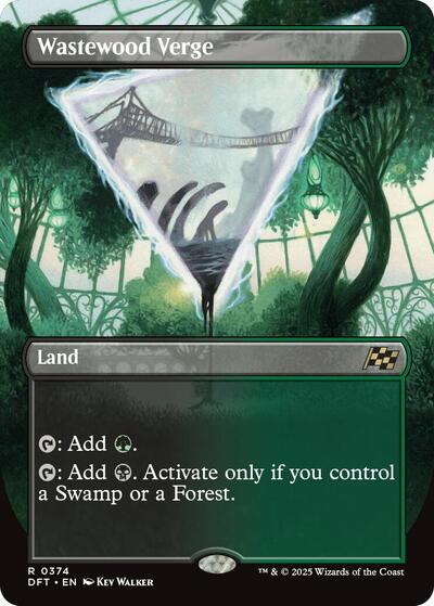 Wastewood Verge (Borderless) (Aetherdrift) Near Mint Foil