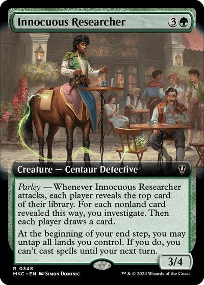 Innocuous Researcher (Extended Art) (Commander: Murders at Karlov Manor) Near Mint