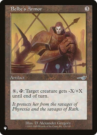 Belbe's Armor (The List) Near Mint