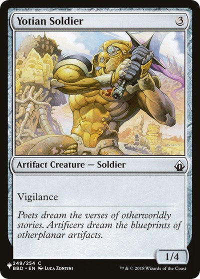 Yotian Soldier (The List) Light Play