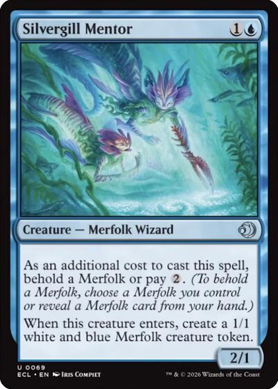 Silvergill Mentor (Lorwyn Eclipsed) Near Mint