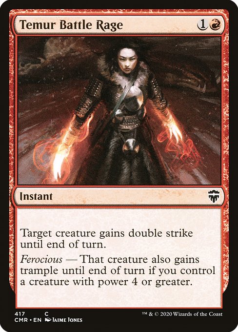 Temur Battle Rage (Commander Legends) Near Mint