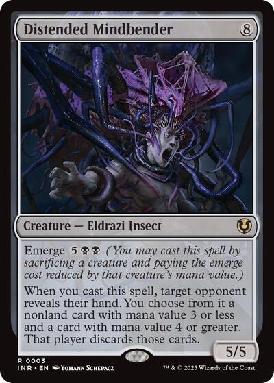 Distended Mindbender (Innistrad Remastered) Light Play Foil