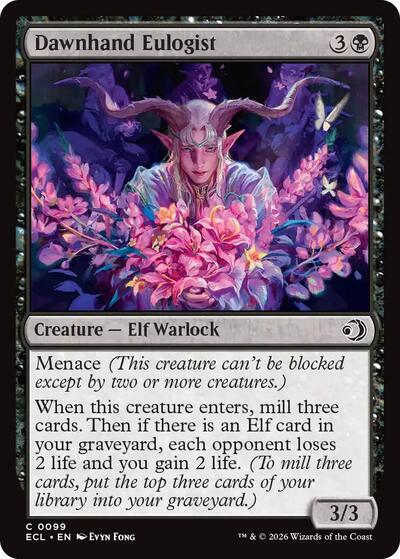 Dawnhand Eulogist (Lorwyn Eclipsed) Near Mint Foil