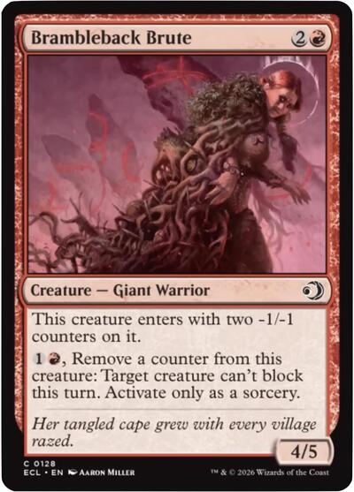 Brambleback Brute (Lorwyn Eclipsed) Near Mint Foil