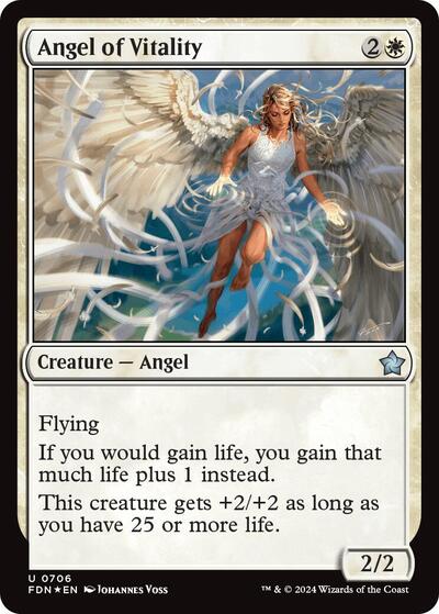Angel of Vitality (Foundations) Near Mint Foil