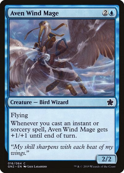 Aven Wind Mage (Magic Game Night 2019) Near Mint