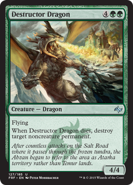 Destructor Dragon (Fate Reforged) Near Mint
