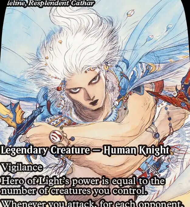 Universes Beyond: FINAL FANTASY: Through the Ages — art from Adeline, Resplendent Cathar