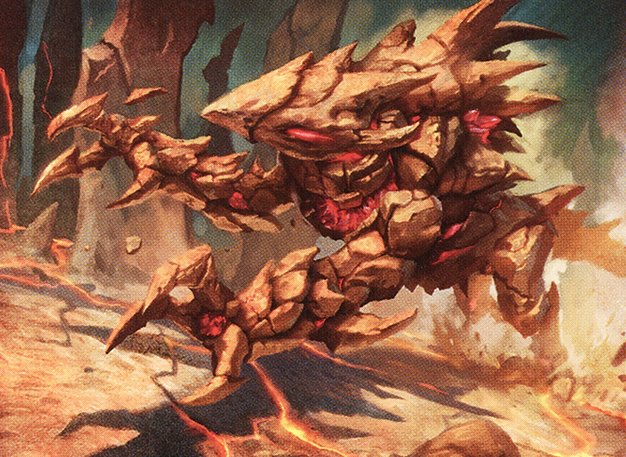 Commander 2020 Zendikar Rising — art from Geode Rager