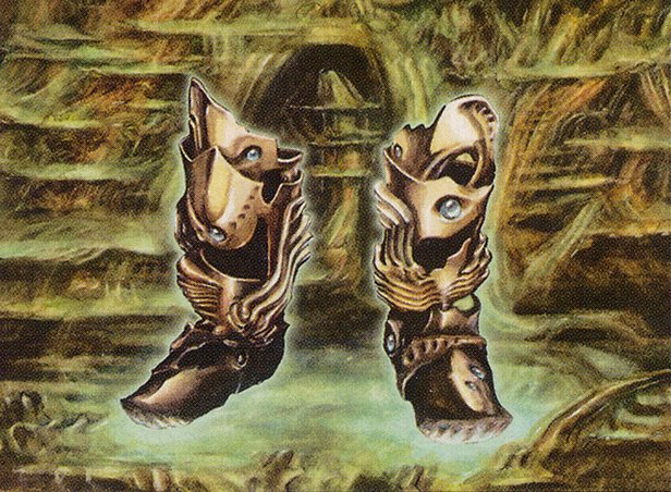 Mirrodin — art from Lightning Greaves